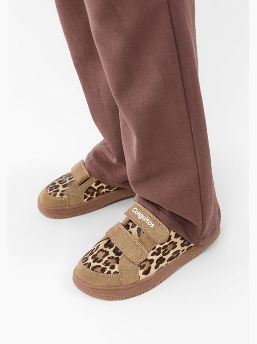 Zapatillas conguitos barefoot goflex leopardo - Kiabi Zapatillas conguitos barefoot goflex leopardo - Kiabi