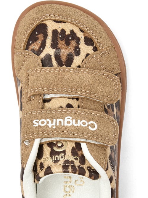Zapatillas conguitos barefoot goflex leopardo - Kiabi Zapatillas conguitos barefoot goflex leopardo - Kiabi