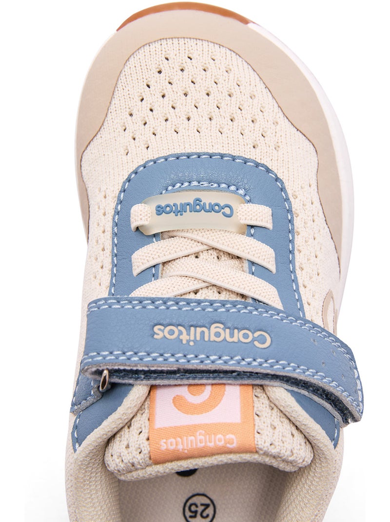 Zapatillas Conguitos Barefoot Goflex Luces Beige - Kiabi
