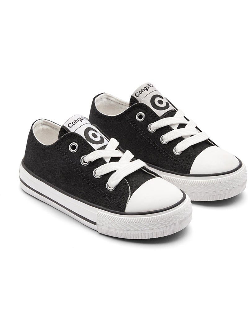 Zapatillas Conguitos Básicas Bajas Negro - Kiabi