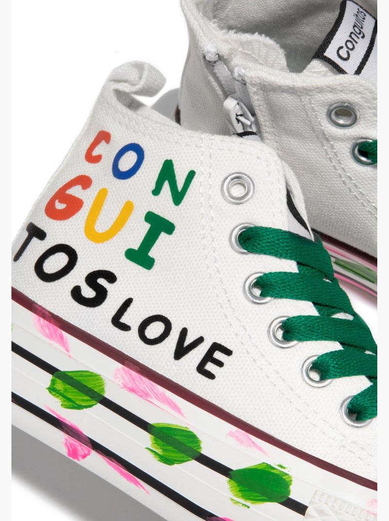 Zapatillas Conguitos Blanco - Kiabi