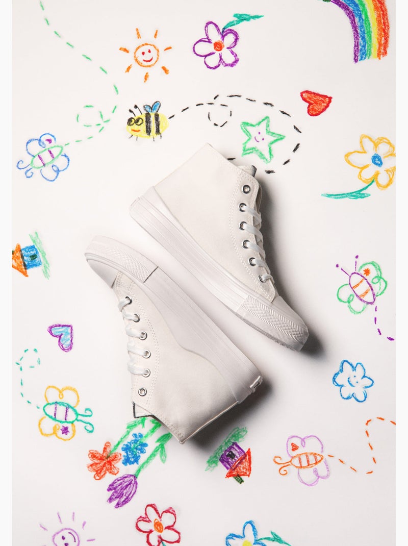 Zapatillas Conguitos Blanco - Kiabi