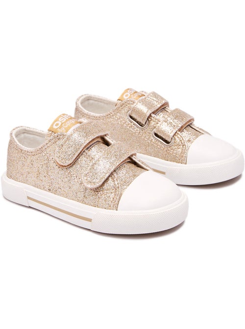 Zapatillas conguitos canvas glitter - Kiabi