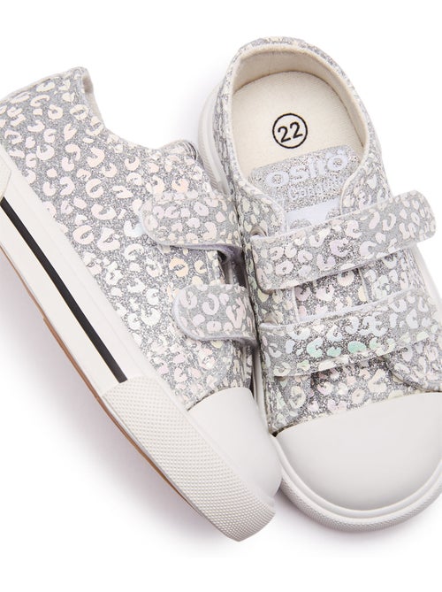 Zapatillas conguitos canvas glitter - Kiabi