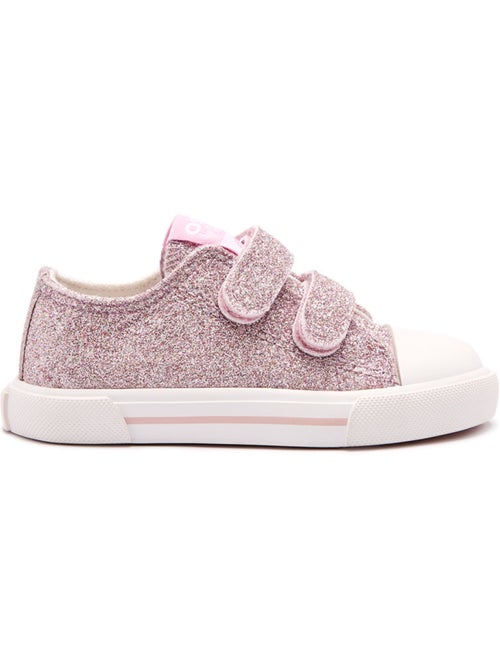Zapatillas conguitos canvas glitter - Kiabi