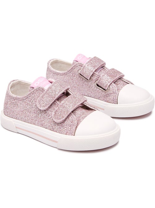 Zapatillas conguitos canvas glitter - Kiabi