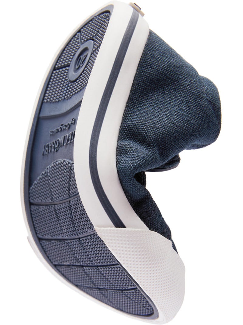 Zapatillas conguitos canvas respetuosas Azul marino - Kiabi