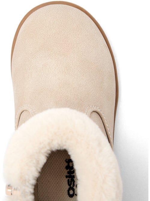 Zapatillas conguitos corazón leopardo - Kiabi