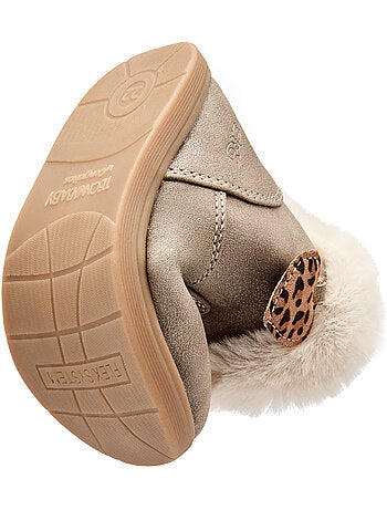 Zapatillas conguitos corazón leopardo
