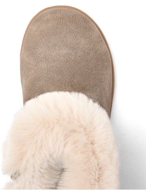 Zapatillas conguitos corazón leopardo - Kiabi