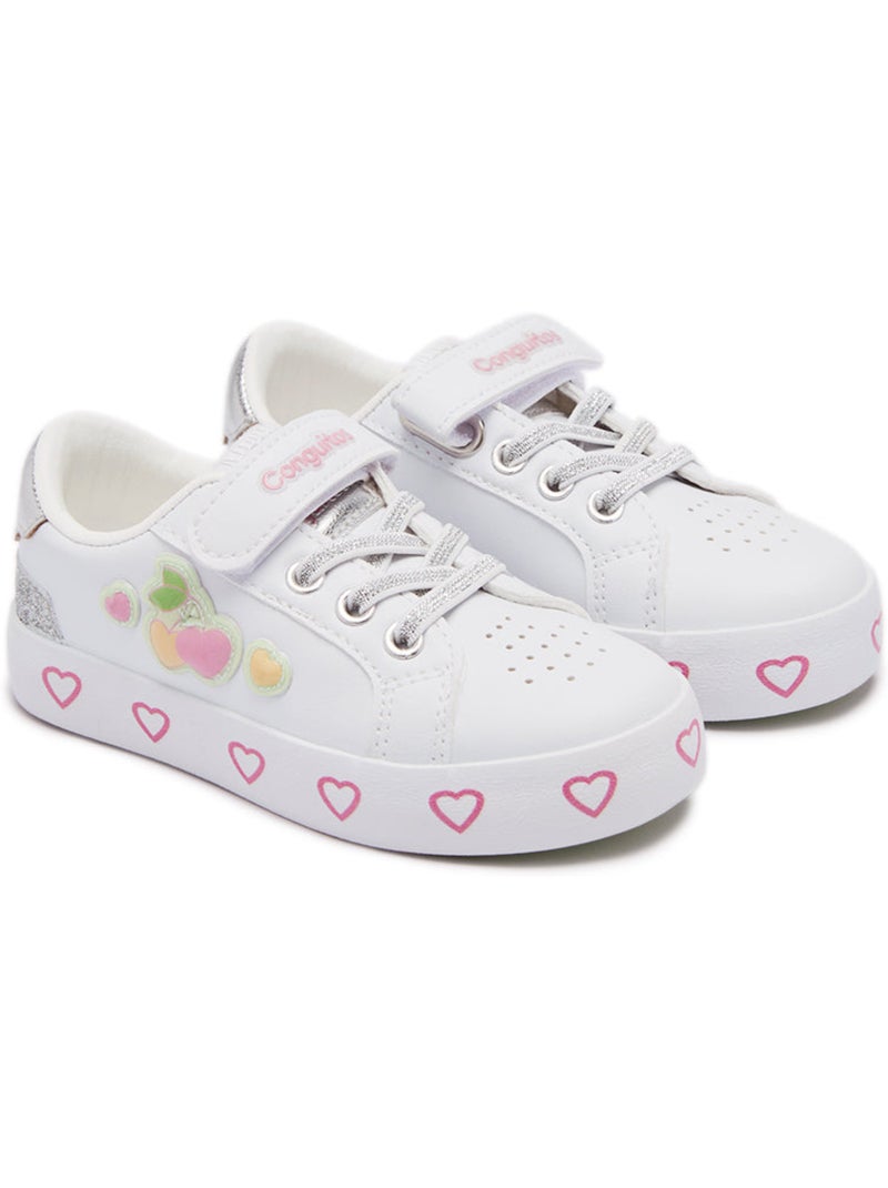 Zapatillas conguitos detalles corazón Blanco - Kiabi