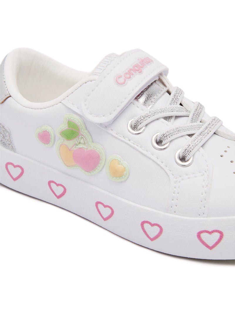 Zapatillas conguitos detalles corazón Blanco - Kiabi