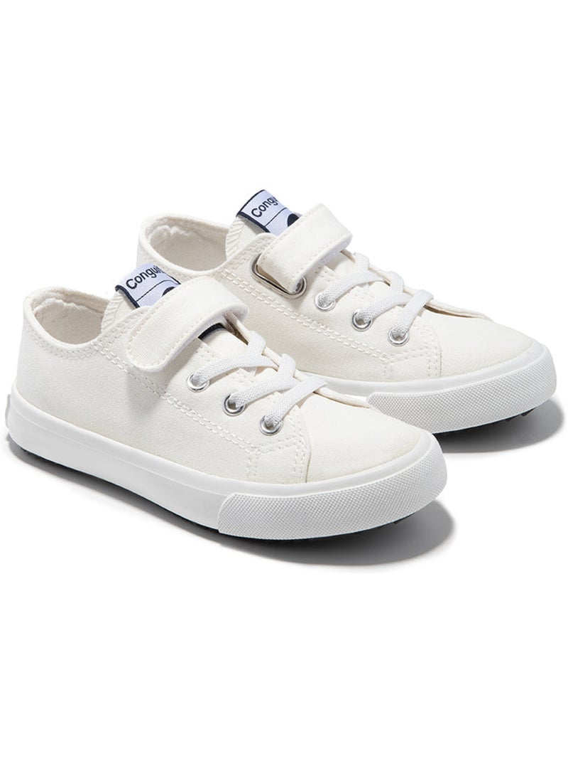 Zapatillas Conguitos Elásticos Blanco - Kiabi