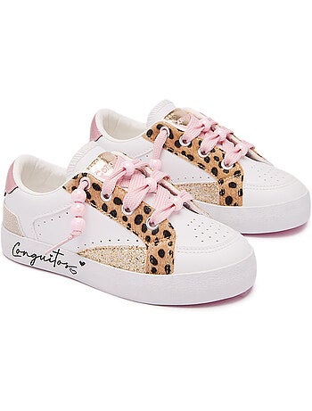 Zapatillas conguitos estampado animal