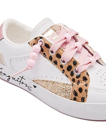 Zapatillas conguitos estampado animal