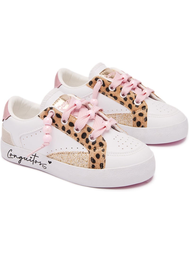 Zapatillas conguitos estampado animal Negro Marrón Negro - Kiabi