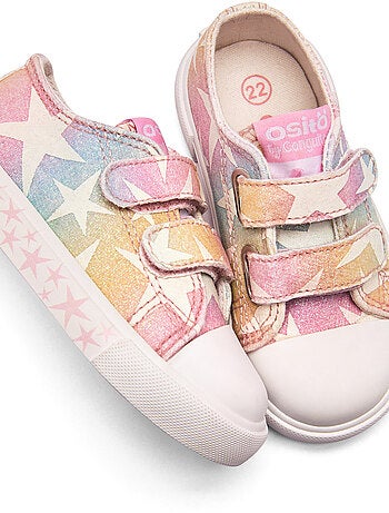 Zapatillas conguitos estampado estrellas bebés