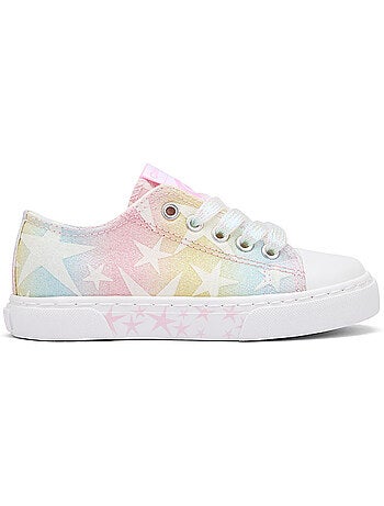 Zapatillas conguitos estampado estrellas brillo