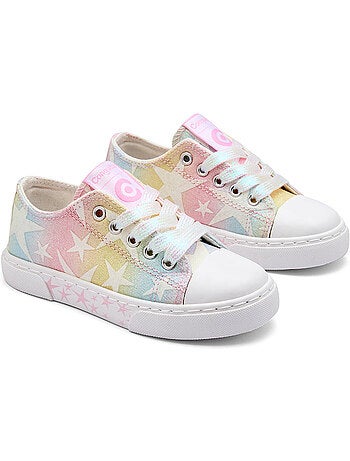 Zapatillas conguitos estampado estrellas brillo