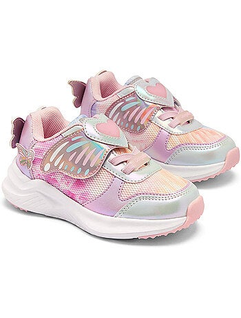 Zapatillas conguitos estampado mariposa