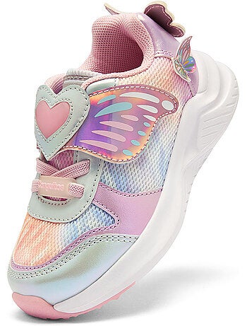 Zapatillas conguitos estampado mariposa