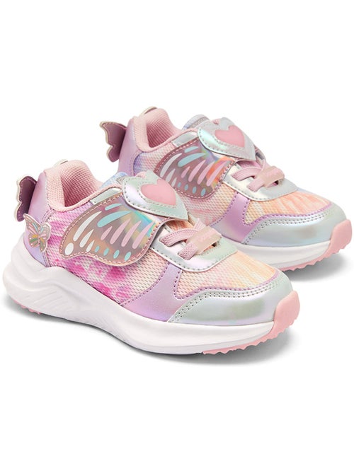 Zapatillas conguitos estampado mariposa - Kiabi
