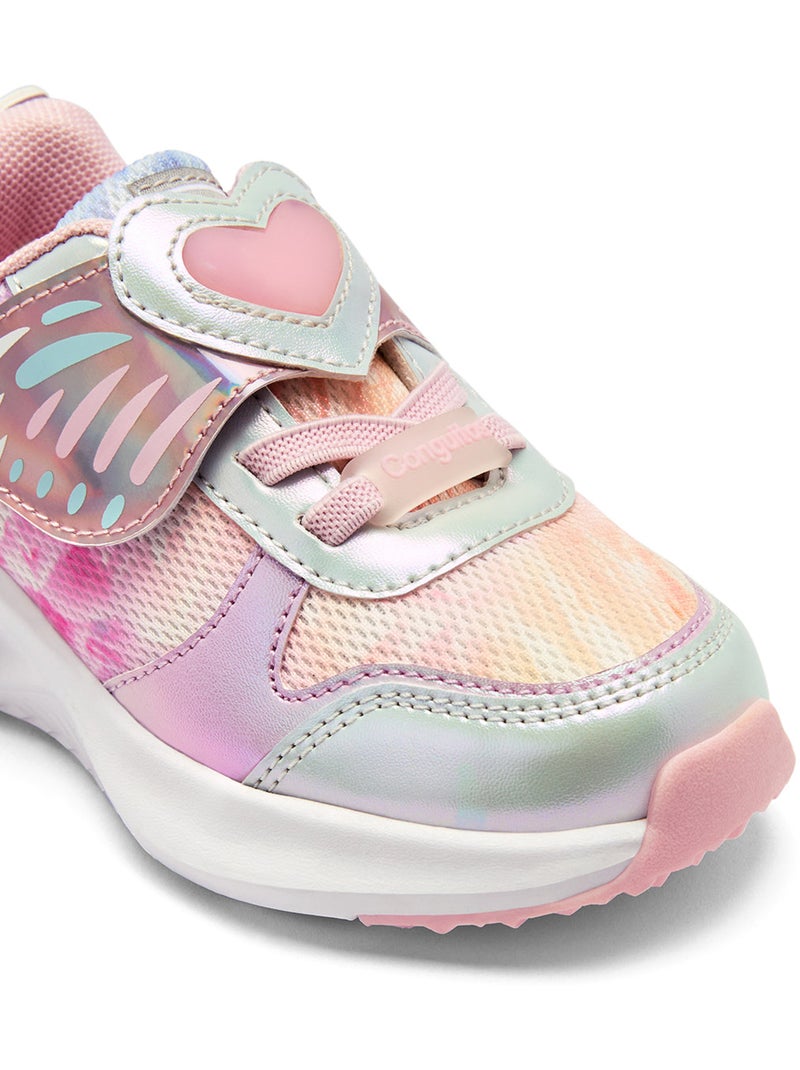 Zapatillas Conguitos Estampado Mariposa Rosa - Kiabi