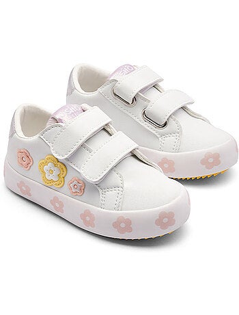 Zapatillas conguitos flores autoadherente