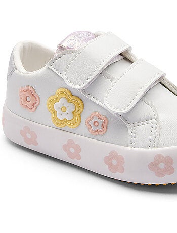 Zapatillas conguitos flores autoadherente