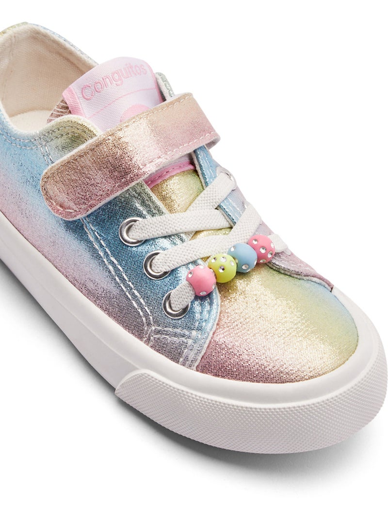 Zapatillas Conguitos Glitter Arcoiris Multicolor - Kiabi