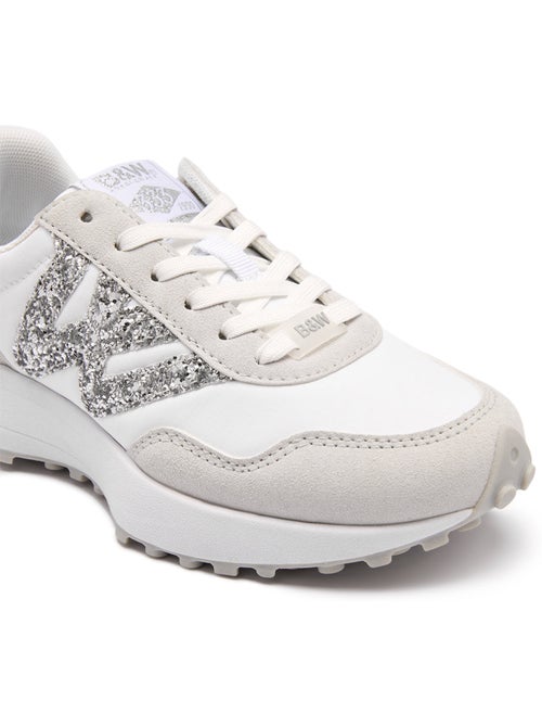 Zapatillas conguitos glitter b&w - Kiabi Zapatillas conguitos glitter b&w - Kiabi
