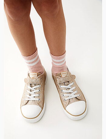 Zapatillas conguitos glitter canvas