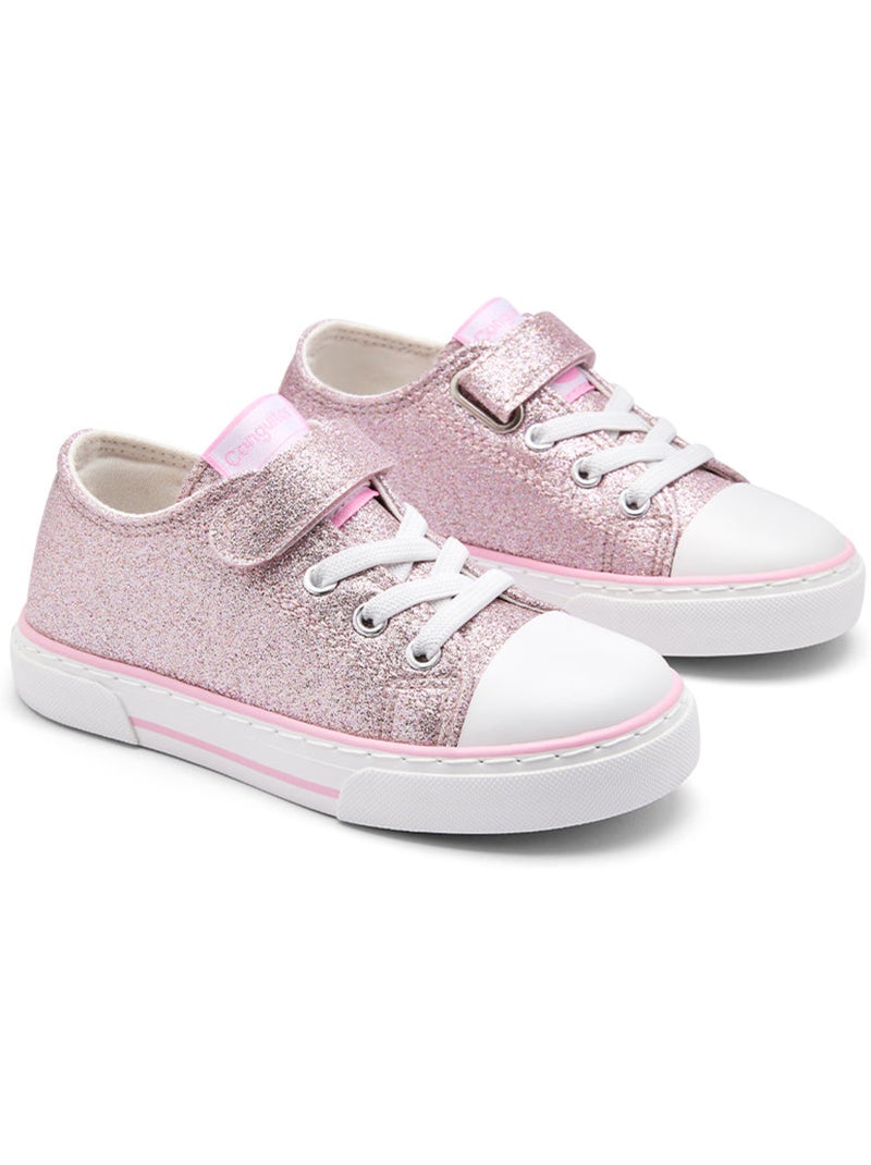 Zapatillas Conguitos Glitter Canvas Rosa - Kiabi