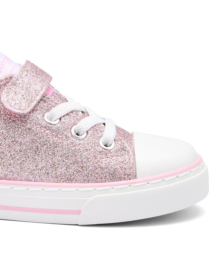 Zapatillas Conguitos Glitter Canvas Rosa - Kiabi