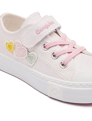 Zapatillas conguitos glitter corazón