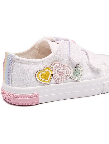 Zapatillas conguitos glitter corazones