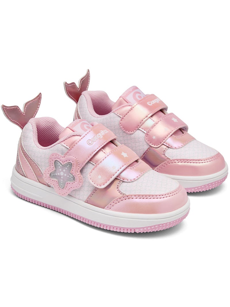 Zapatillas Conguitos Glitter Luces Estrella Rosa - Kiabi