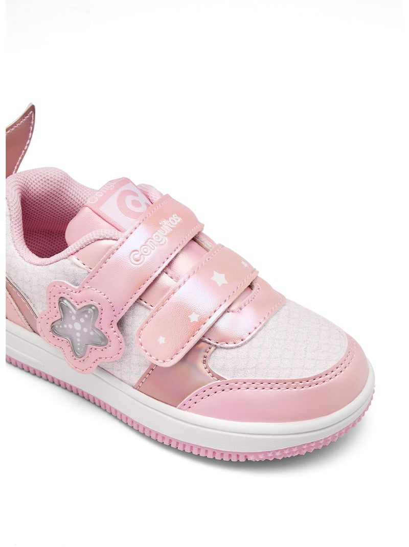 Zapatillas Conguitos Glitter Luces Estrella Rosa - Kiabi