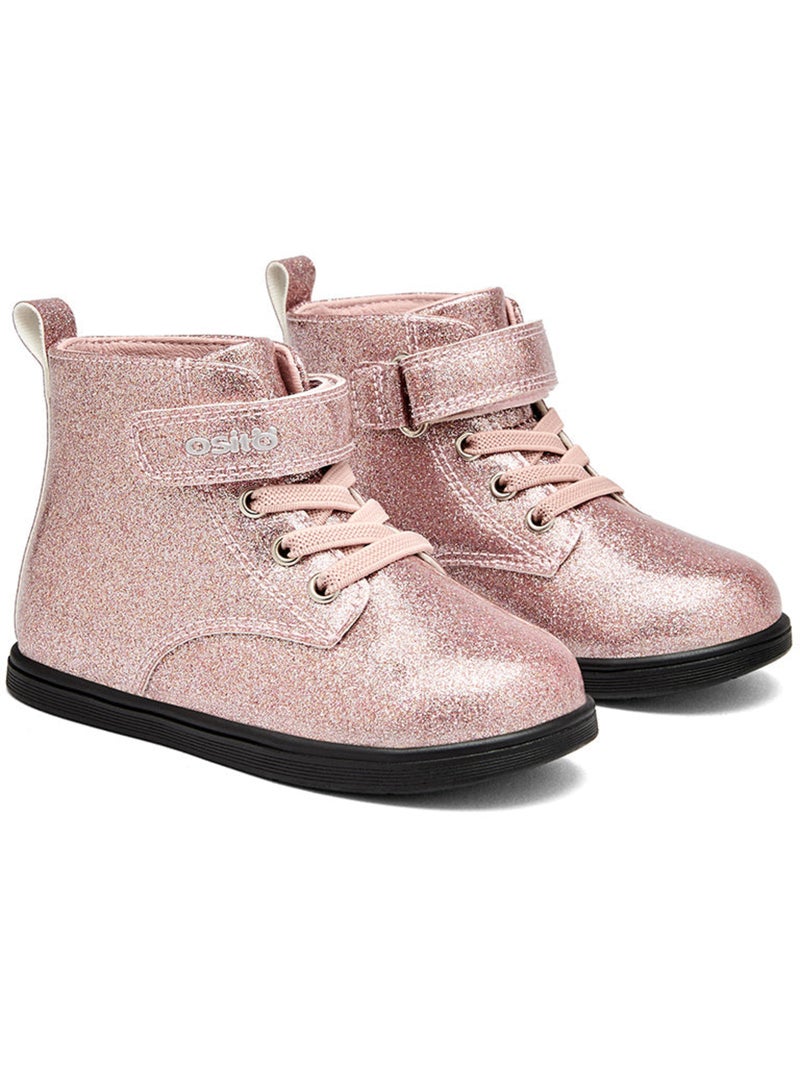 Zapatillas conguitos glitter Rosa - Kiabi
