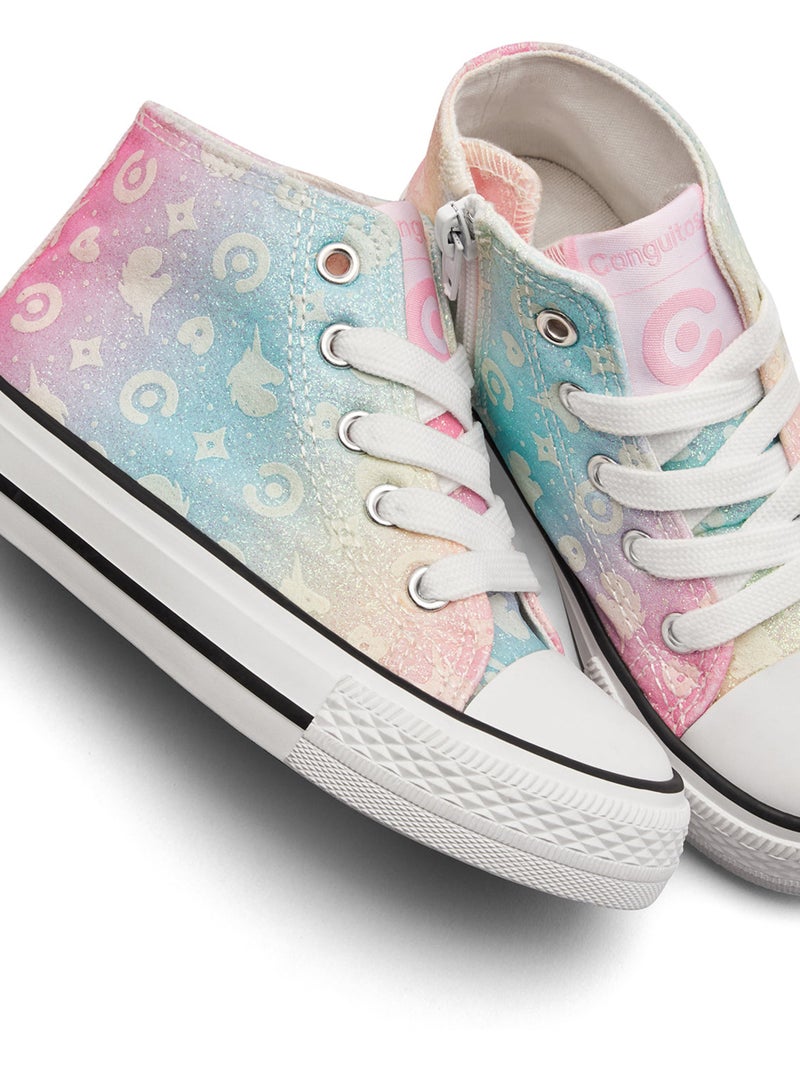 Zapatillas Conguitos Glitter Unicornio Multicolor - Kiabi