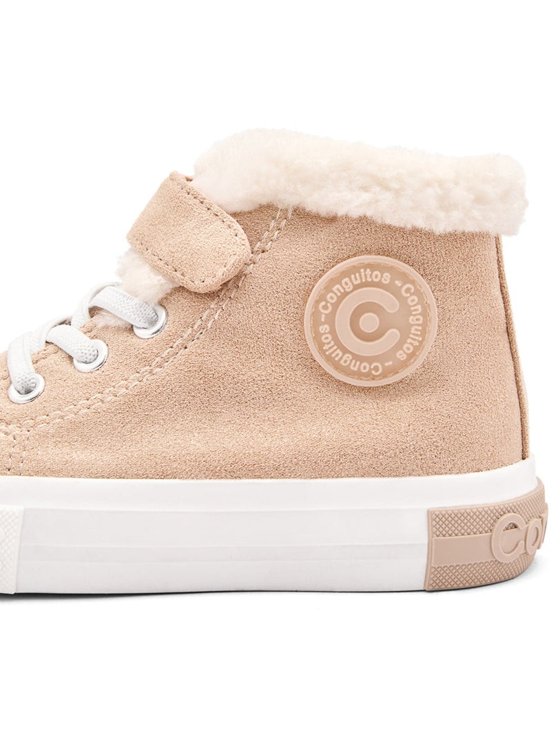 Zapatillas Conguitos High Altas Beige - Kiabi