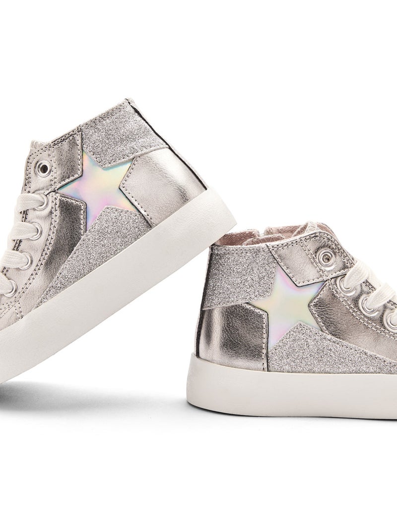 Zapatillas Conguitos High Plata - Kiabi