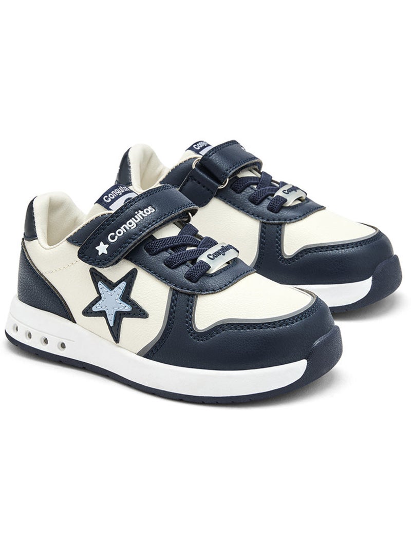 Zapatillas conguitos luces barefoot Azul marino - Kiabi