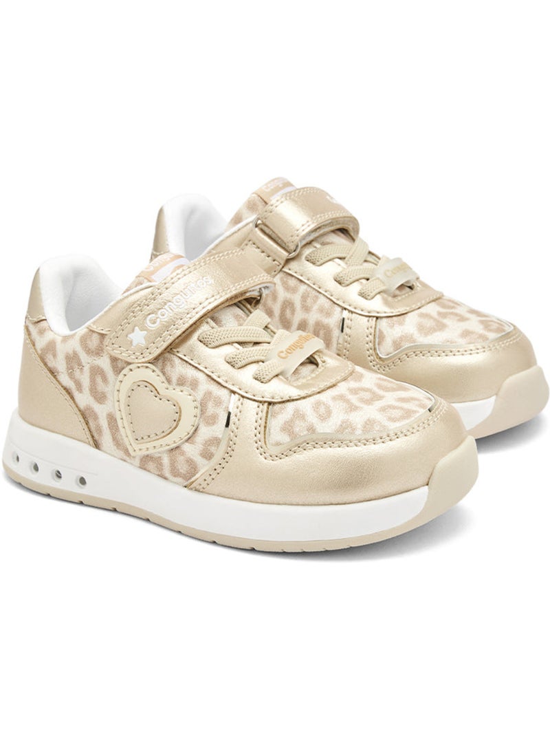 Zapatillas conguitos luces barefoot Oro - Kiabi