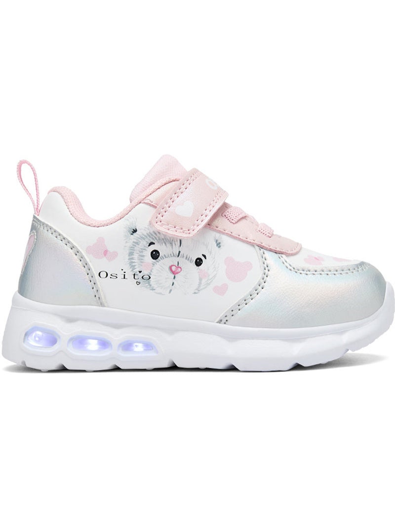 Zapatillas conguitos luces Blanco - Kiabi