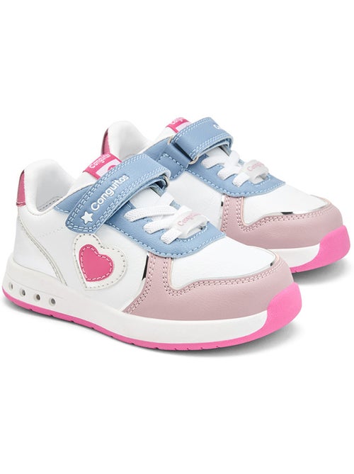 Zapatillas Conguitos Luces Corazón Barefoot Goflex - Kiabi