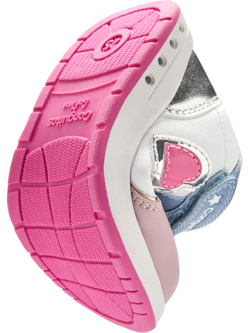 Zapatillas Conguitos Luces Corazón Barefoot Goflex Multicolor - Kiabi