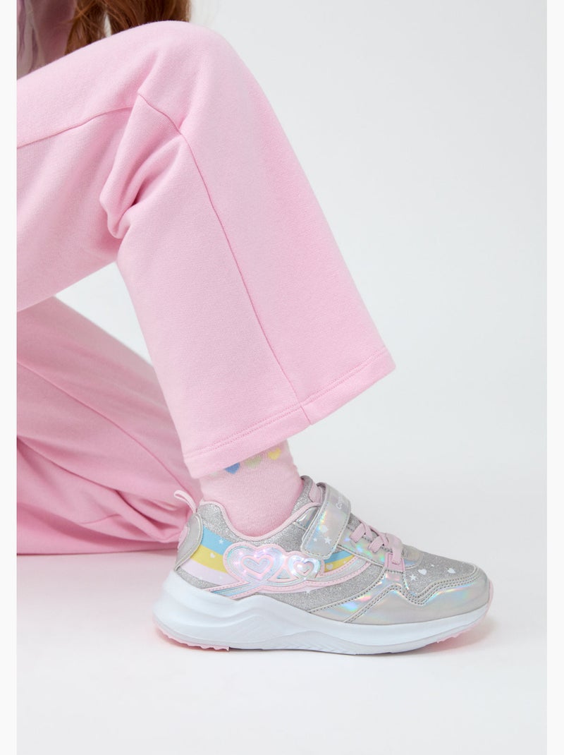Zapatillas conguitos luces Plata - Kiabi