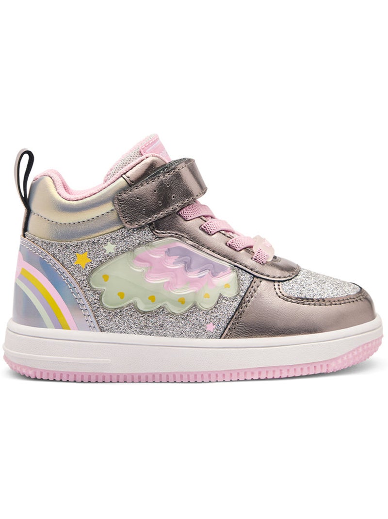 Zapatillas conguitos luces Plata - Kiabi
