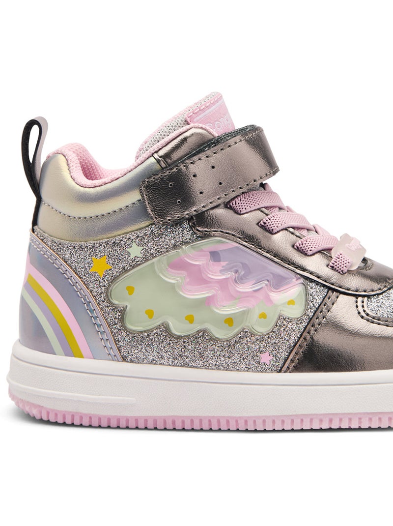 Zapatillas conguitos luces Plata - Kiabi